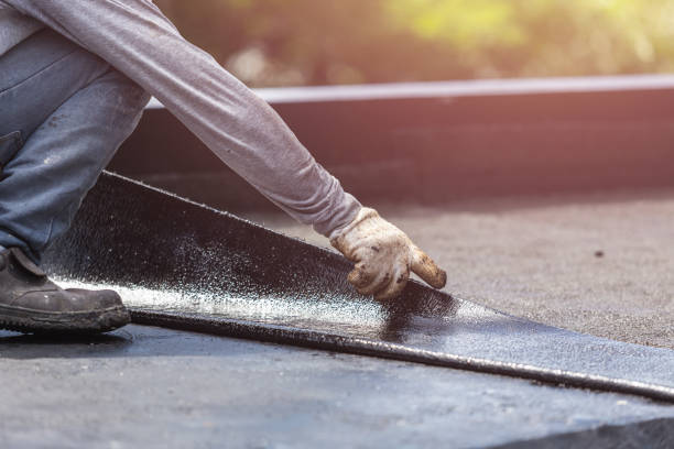Professional Waterproofing technician working in Carrollton, OH
